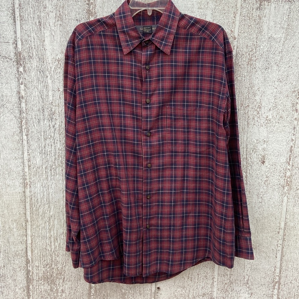 Banana Republic Red Plaid Shirt